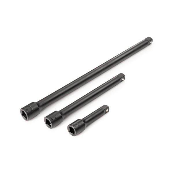 3/8 Inch Drive Impact Extension Set, 3-Piece (3, 6, 10 in.)